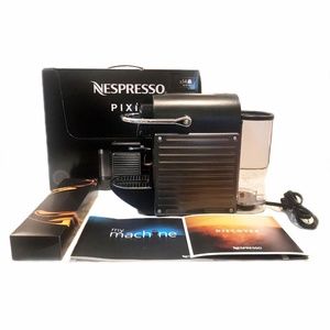 NEW! NESPRESSO Pixie Titanium + 50 Capsules